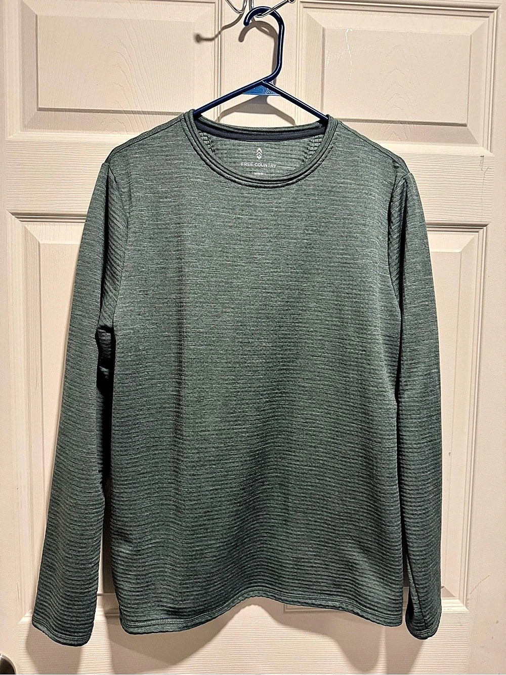 Free Country Long Sleeve Shirt in Green Size Medium Like New